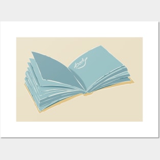 Teal Book Posters and Art